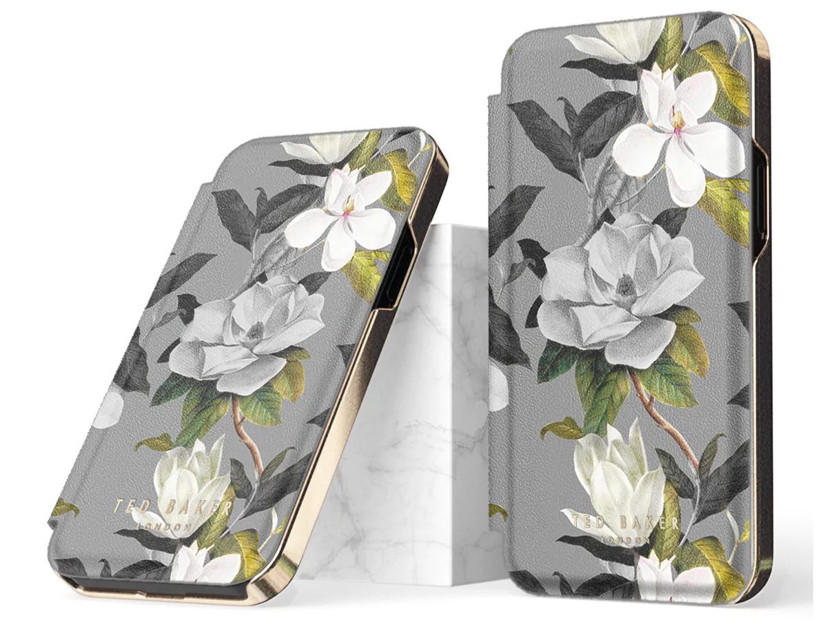 Ted Baker Opal Mirror Folio Case - iPhone 13 Hoesje