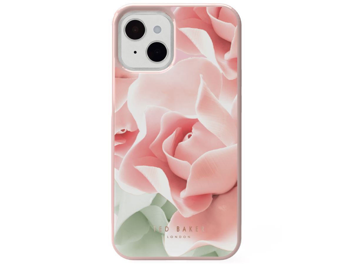 Ted Baker Porcelain Rose Anti-Shock Case - iPhone 13 Hoesje