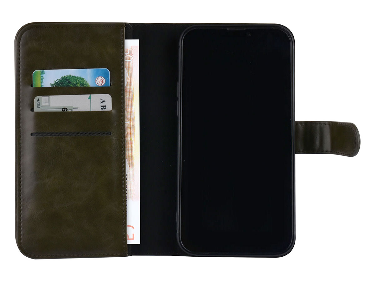 Uniq True Wallet Case Groen - iPhone 13 hoesje