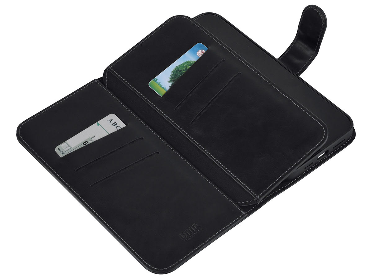 Uniq True Wallet Case Zwart - iPhone 13 hoesje
