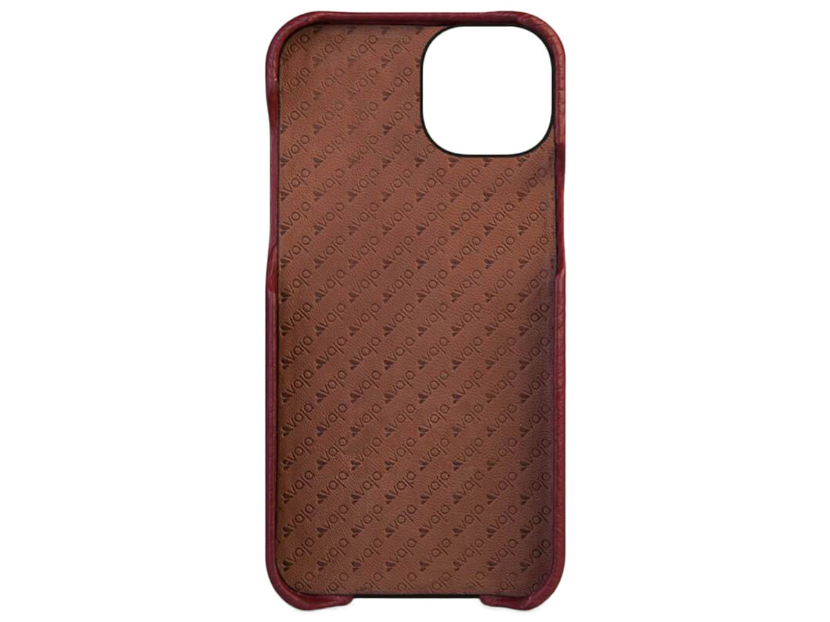Vaja Grip Leather MagSafe Case Cognac - iPhone 13 Hoesje Leer
