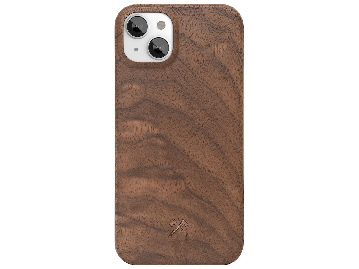 Woodcessories Slim Case Walnut - iPhone 13 hoesje van Hout