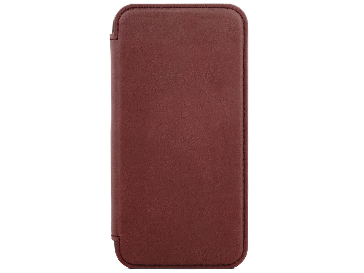 Greenwich Blake MagSafe Leather Folio Fireglow - iPhone 13 Mini Hoesje