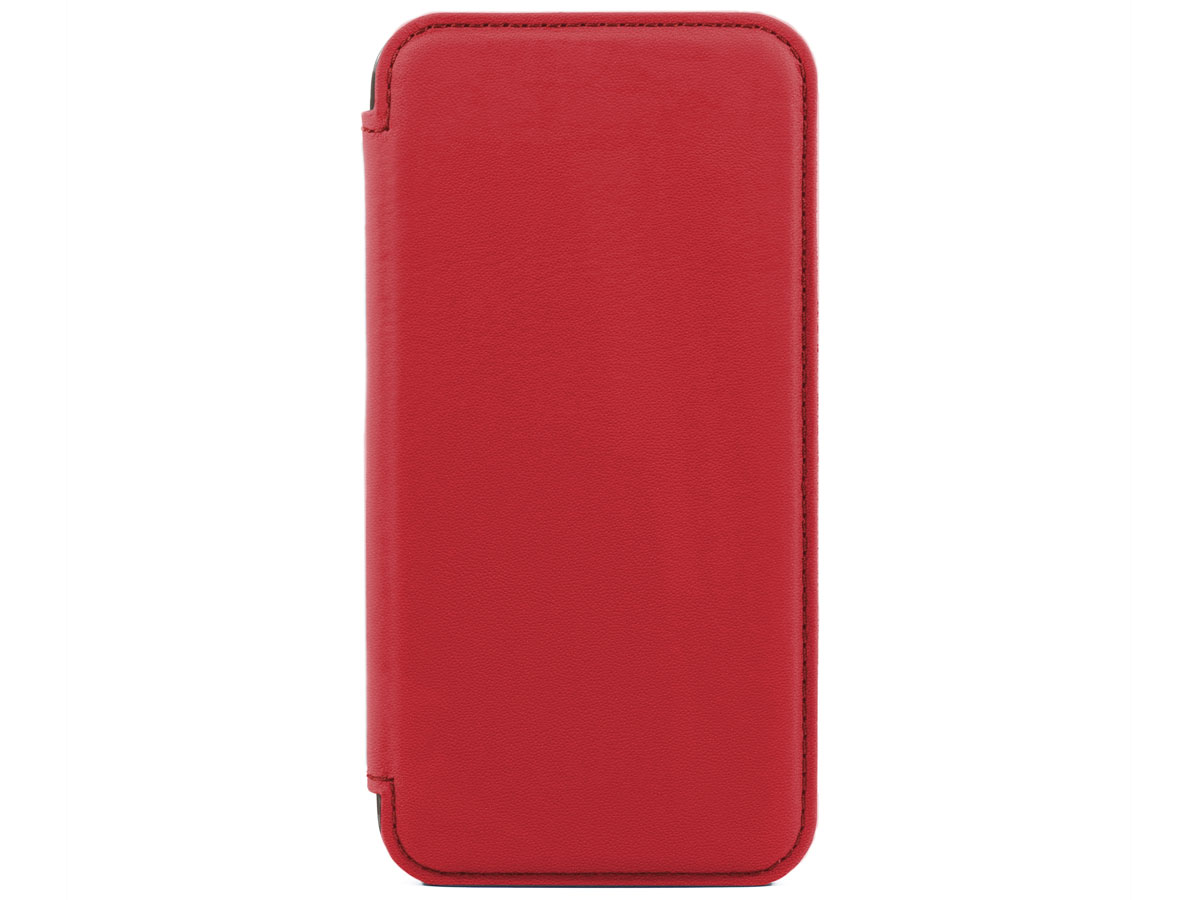 Greenwich Blake MagSafe Leather Folio Flash Red - iPhone 13 Mini Hoesje