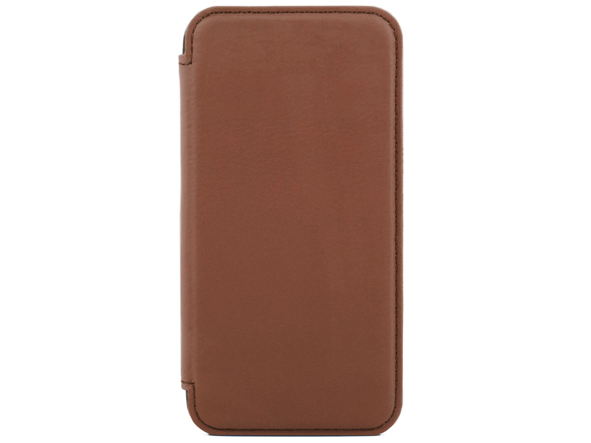 Greenwich Blake MagSafe Leather Folio Saddle - iPhone 13 Mini Hoesje