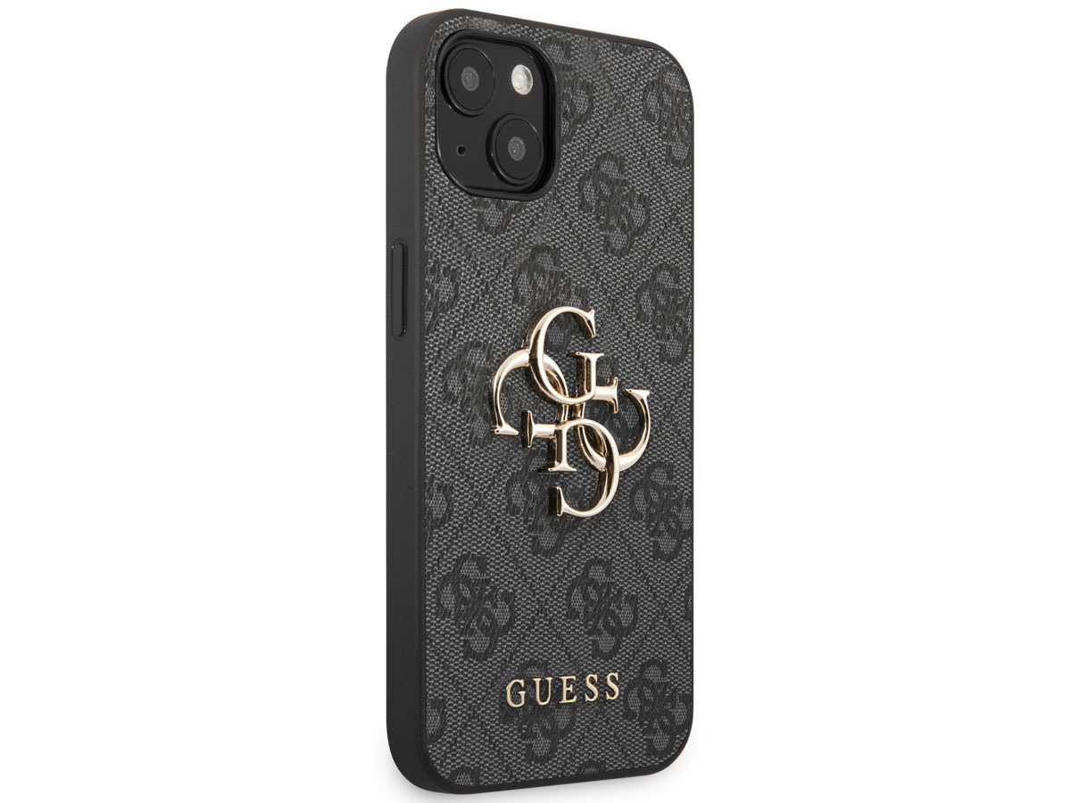 Guess Big 4G Monogram Case Grijs - iPhone 13 Mini hoesje