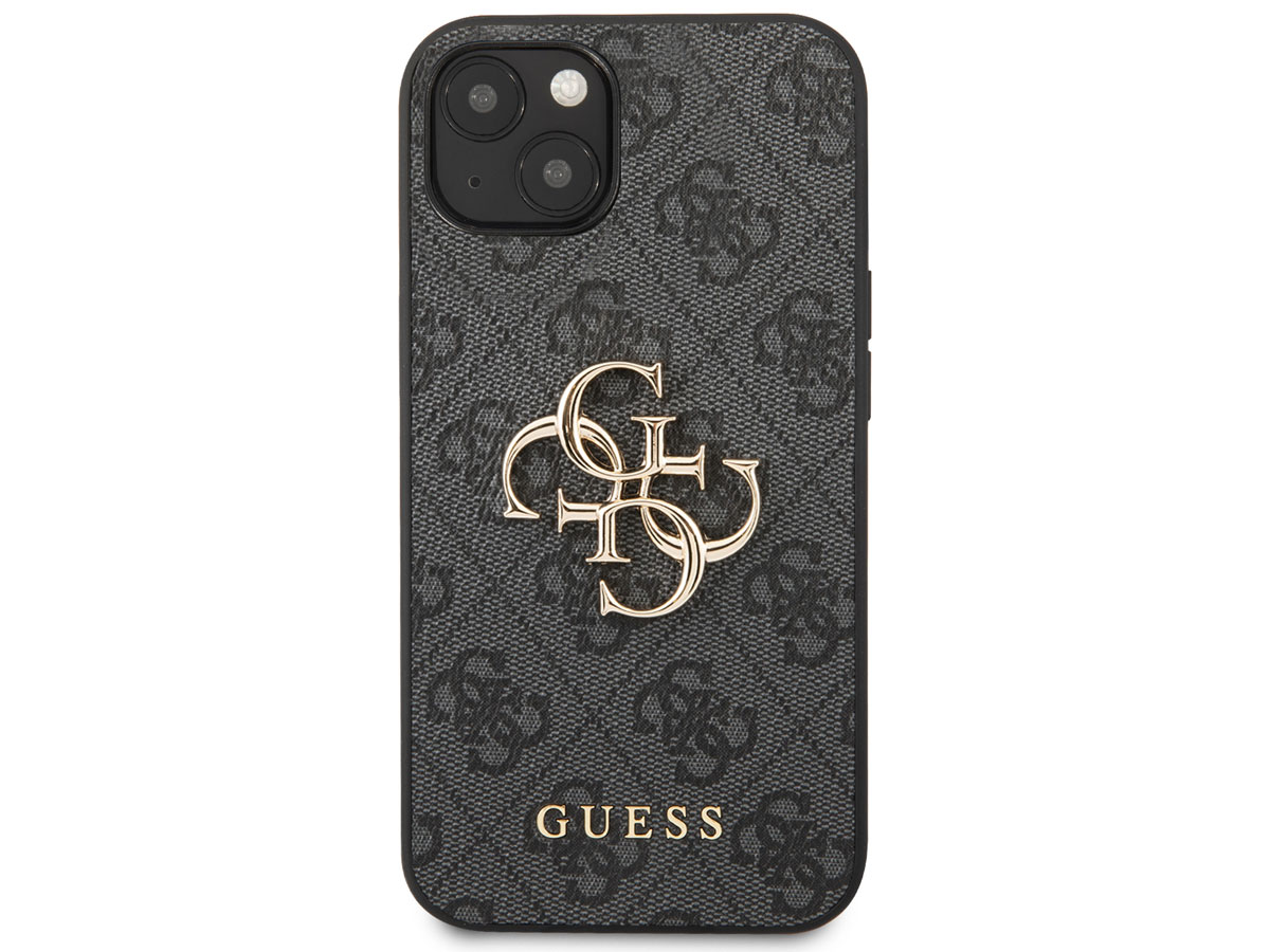 Guess Big 4G Monogram Case Grijs - iPhone 13 Mini hoesje