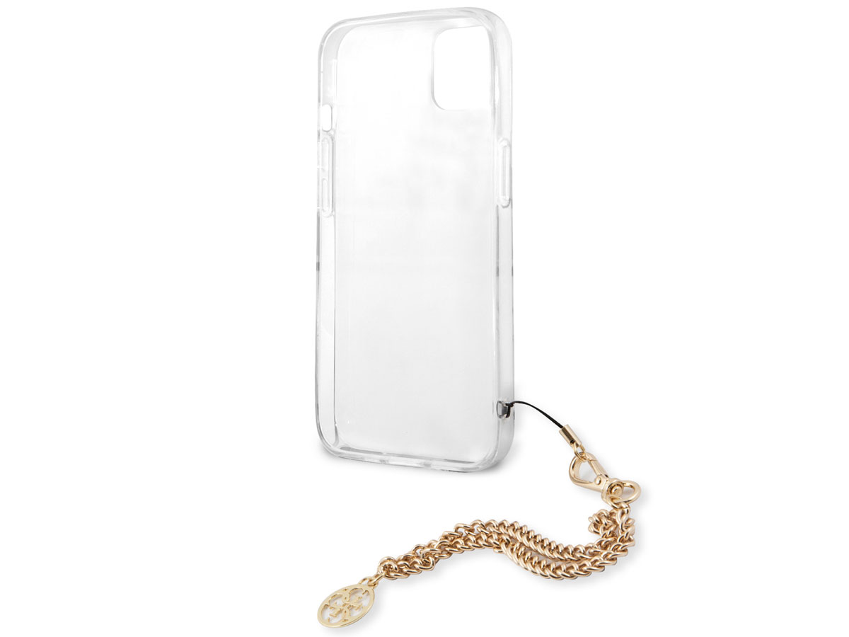 Guess Leopard Charm Case - iPhone 13 Mini hoesje