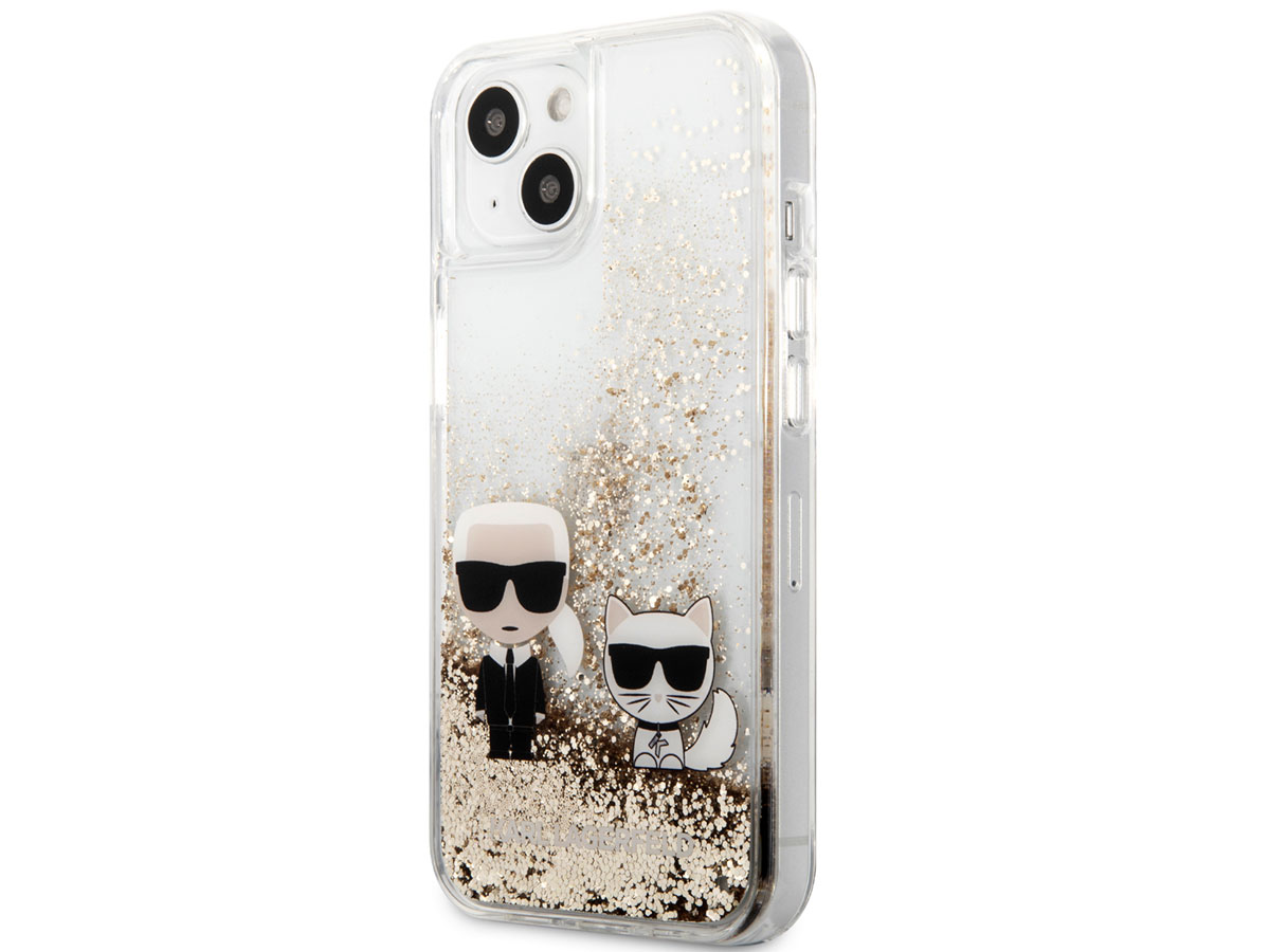 Karl Lagerfeld Ikonik Duo Liquid Case - iPhone 13 Mini hoesje