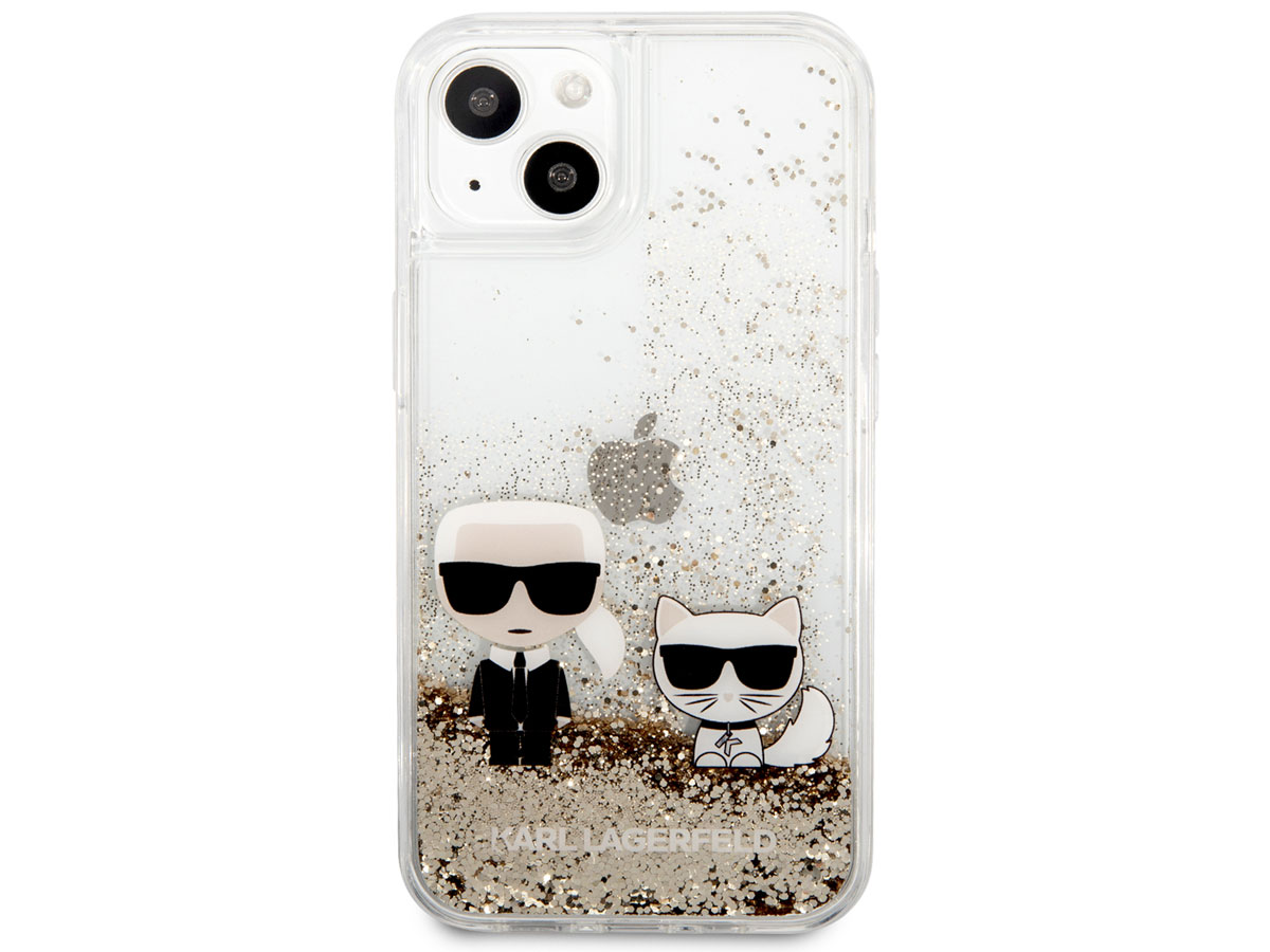 Karl Lagerfeld Ikonik Duo Liquid Case - iPhone 13 Mini hoesje