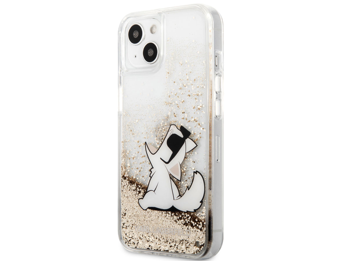 Karl Lagerfeld Fun Choupette Liquid Case - iPhone 13 Mini hoesje