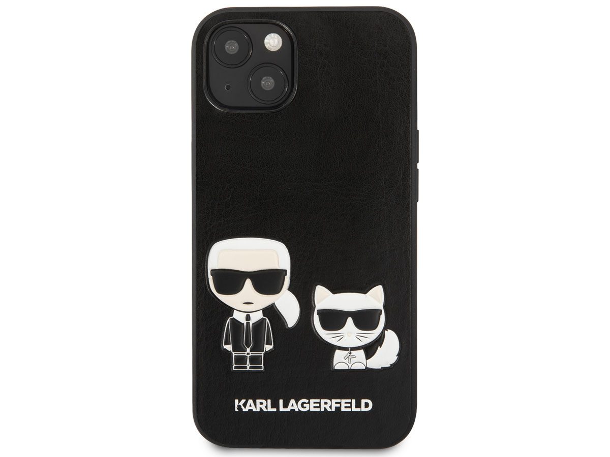 Karl Lagerfeld Ikonik Duo Case Zwart - iPhone 13 Mini hoesje