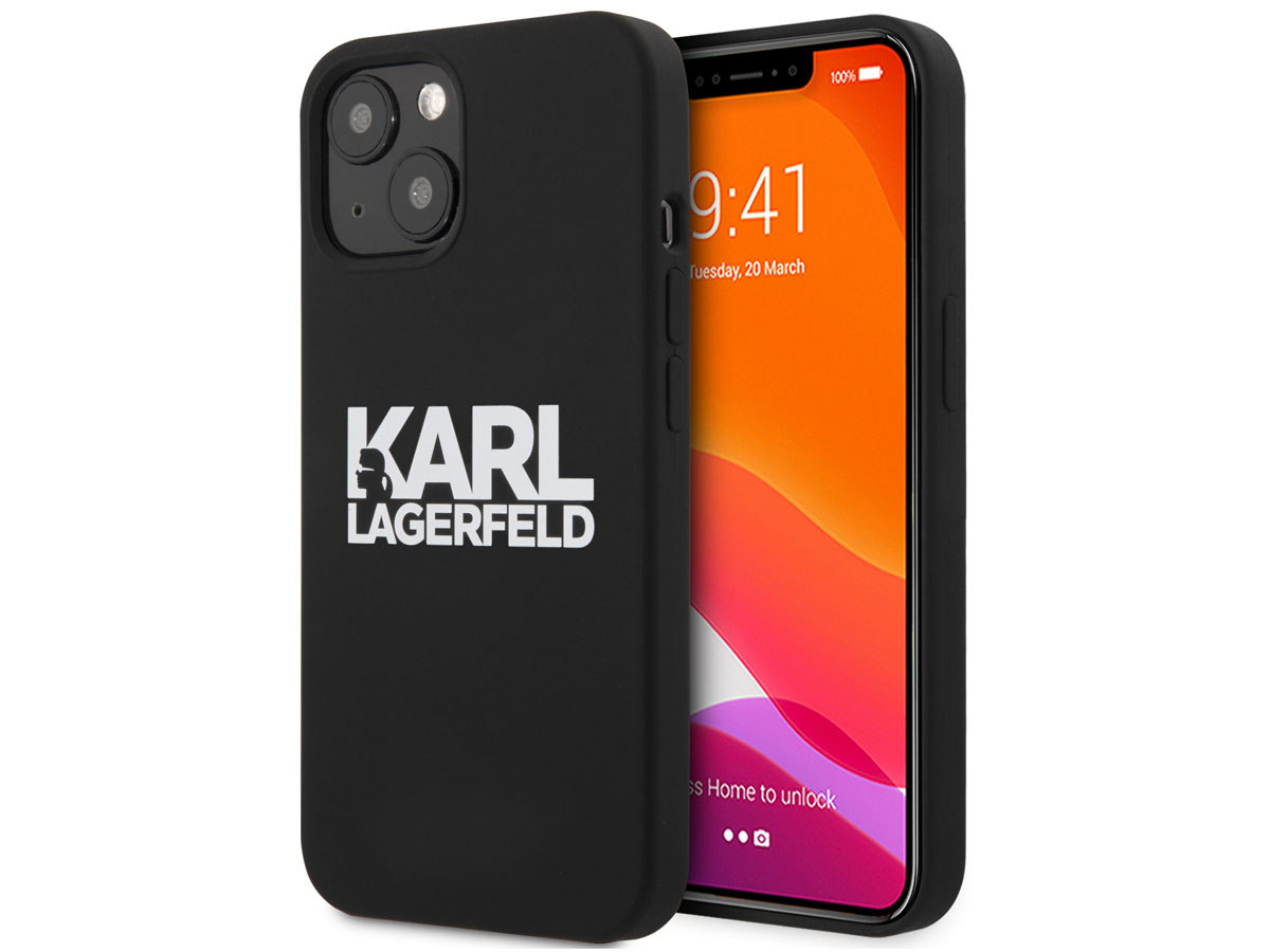 Karl Lagerfeld Logo Case - iPhone 13 Mini hoesje