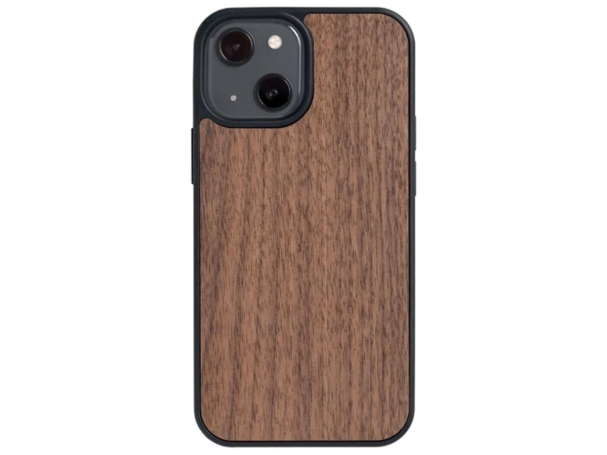 Oakywood Wooden MagSafe Case Walnut - iPhone 13 Mini hoesje