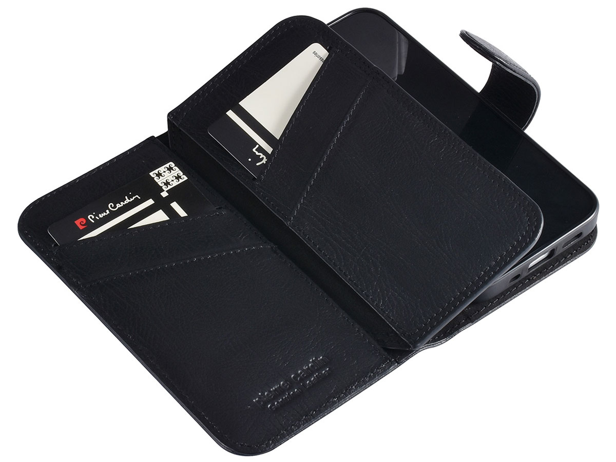 Pierre Cardin True Wallet Zwart Leer - iPhone 13 Mini hoesje