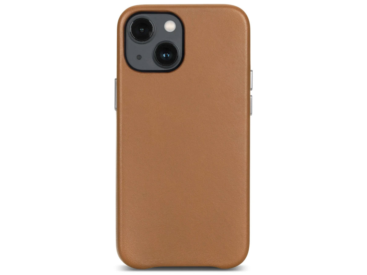 Sena LeatherSkin Case Bruin - iPhone 13 Mini Hoesje Leer