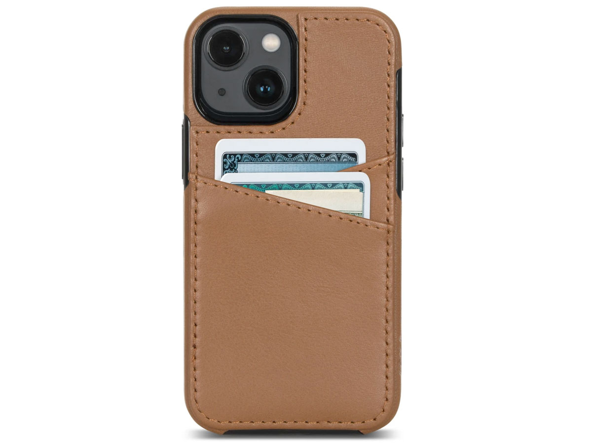 Sena Lugano Wallet Bruin - iPhone 13 Mini Hoesje Leer