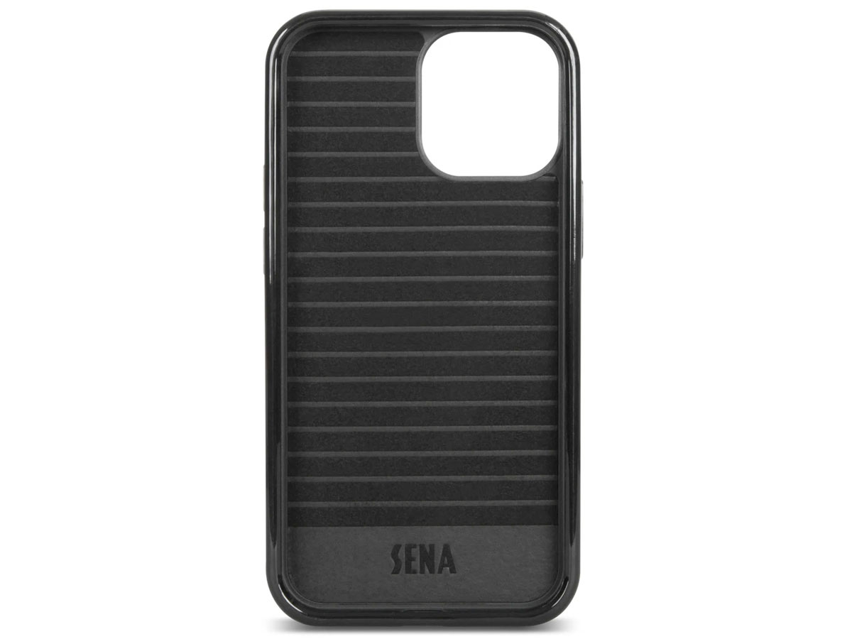 Sena Lugano Wallet Bruin - iPhone 13 Mini Hoesje Leer