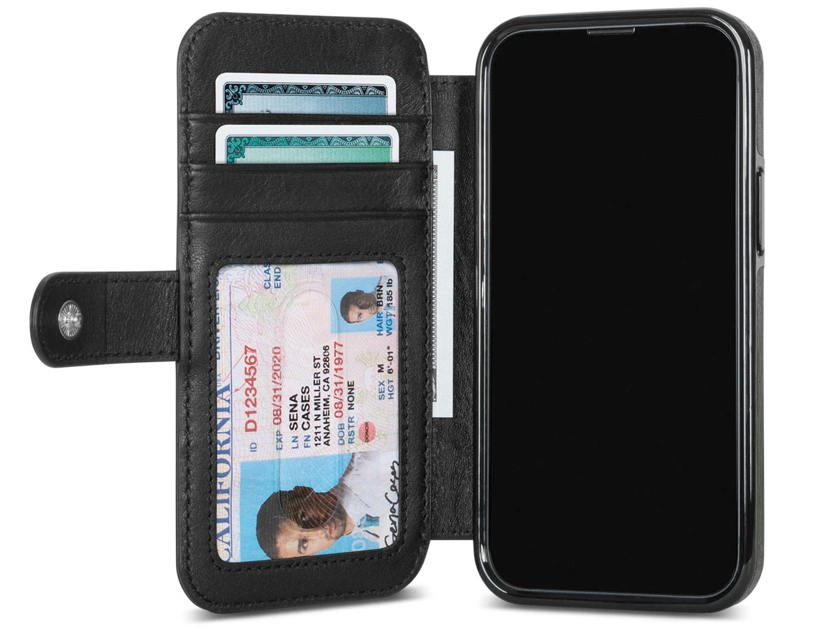 Sena Wallet Book Classic - iPhone 13 Mini Hoesje Leer