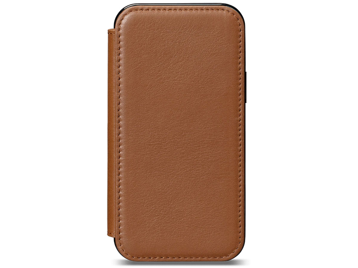 Sena Wallet Book Bruin - iPhone 13 Mini Hoesje Leer