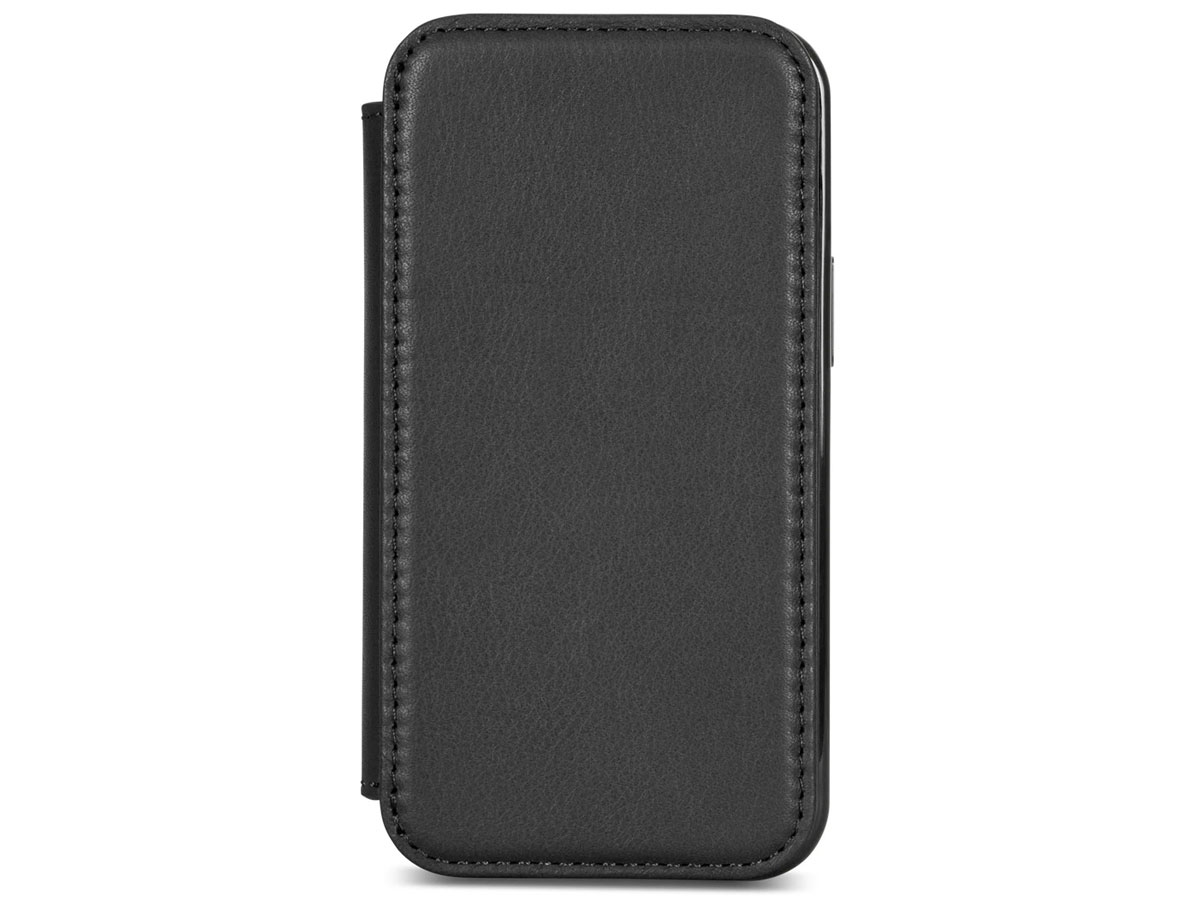 Sena Wallet Book Zwart - iPhone 13 Mini Hoesje Leer