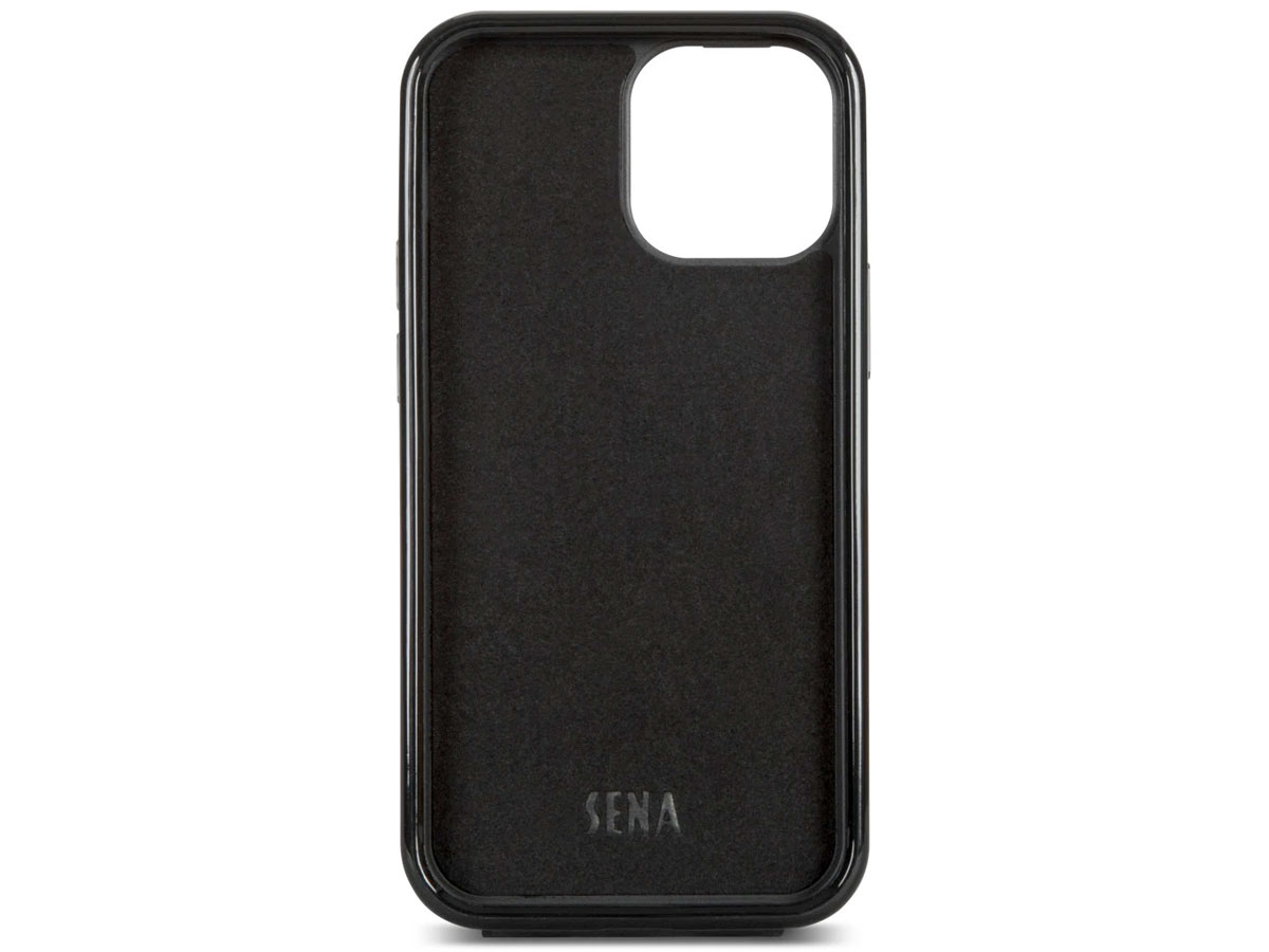 Sena WalletSkin Case Bruin - iPhone 13 Mini Hoesje Leer