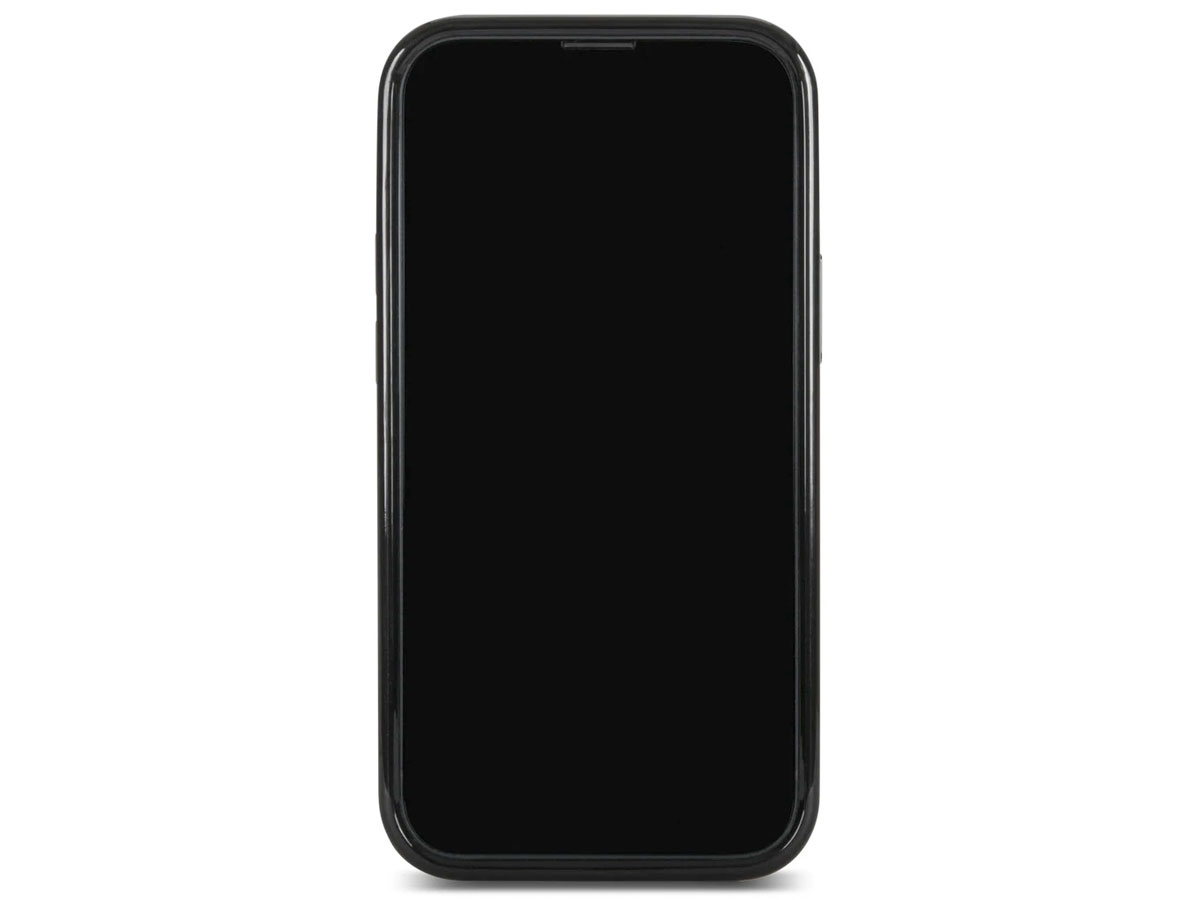 Sena WalletSkin Case Zwart - iPhone 13 Mini Hoesje Leer