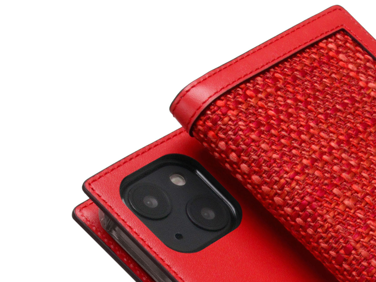 SLG Design D5 CSL Rood Leer - iPhone 13 Mini hoesje