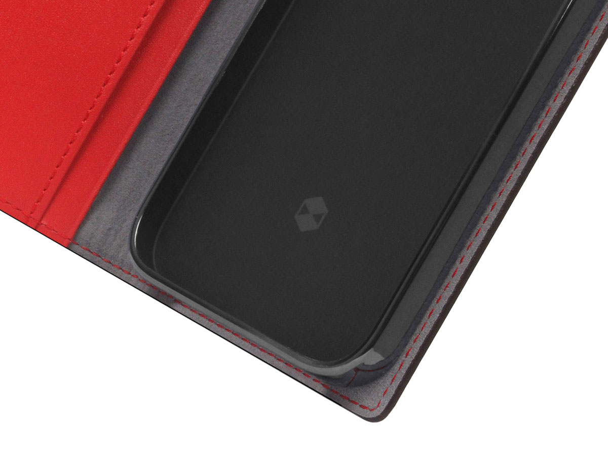 SLG Design D5 CSL Rood Leer - iPhone 13 Mini hoesje