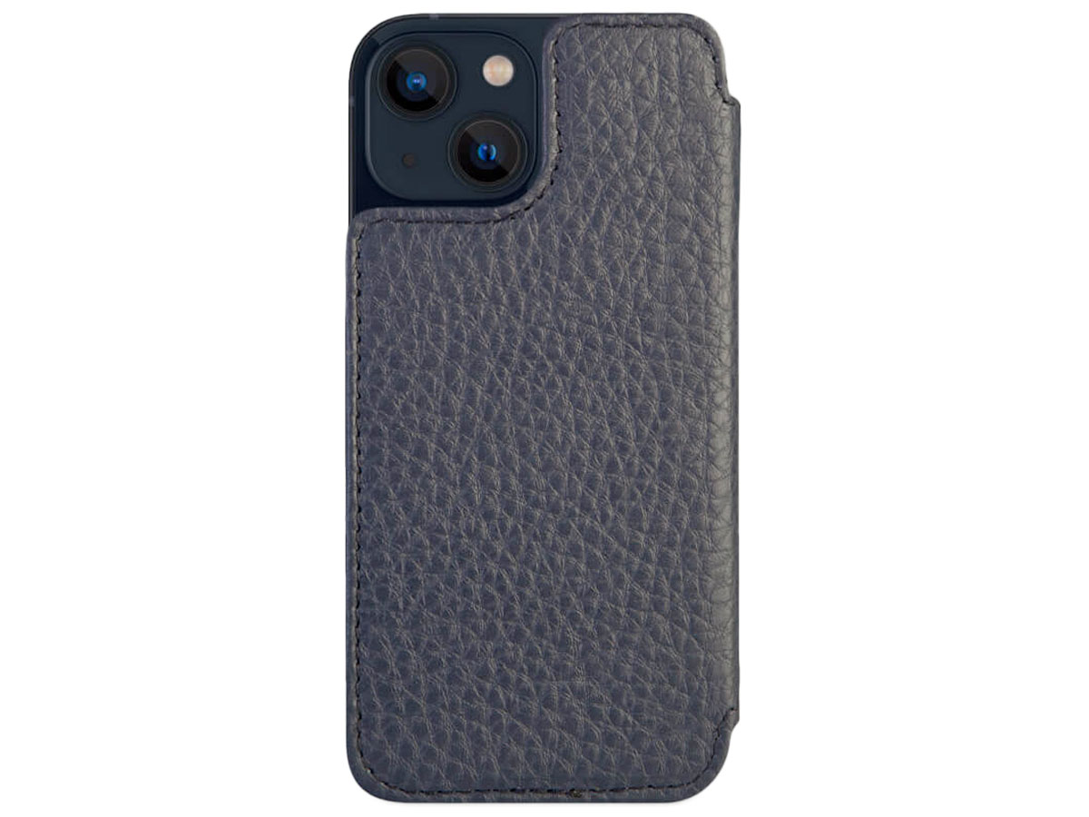 Vaja Nuova Pelle MagSafe Leather Case Cognac - iPhone 13 Mini Hoesje