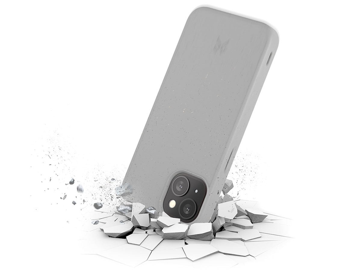 Woodcessories Bio AM Case MagSafe Grijs - iPhone 13 Mini hoesje