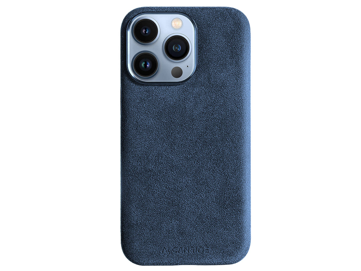 Alcanside Alcantara MagSafe Case Blauw - iPhone 13 Pro hoesje