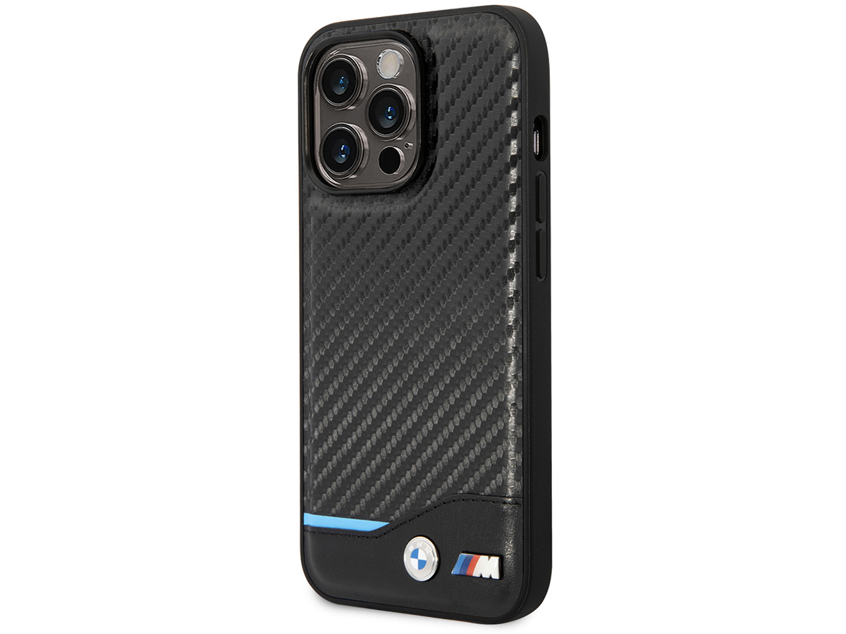 BMW M Carbon Look Case - iPhone 13 Pro hoesje