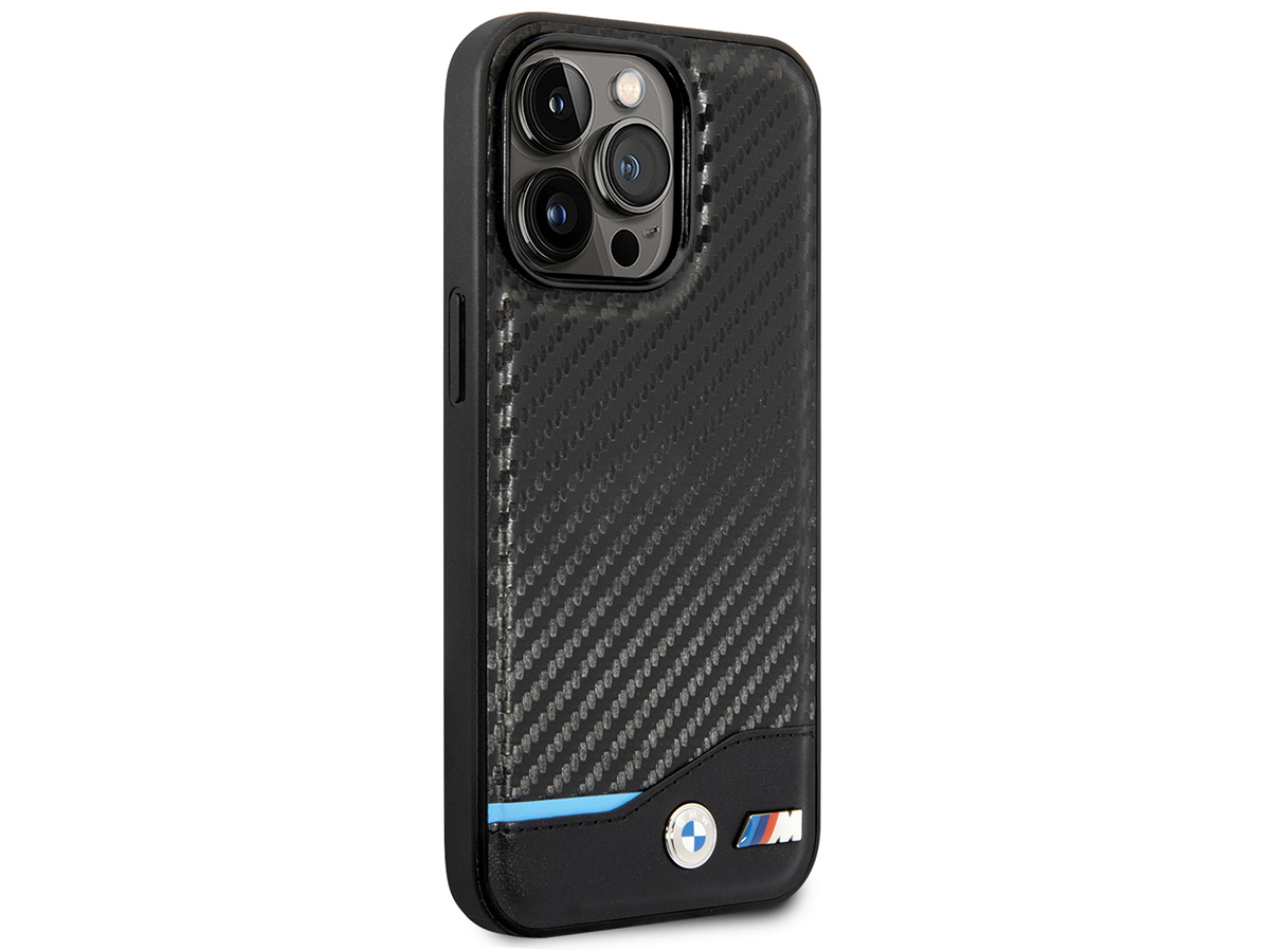 BMW M Carbon Look Case - iPhone 13 Pro hoesje