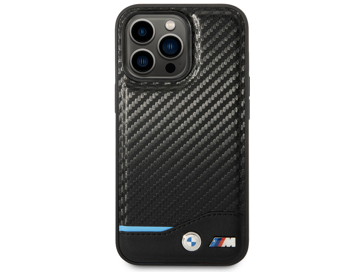 BMW M Carbon Look Case - iPhone 13 Pro hoesje