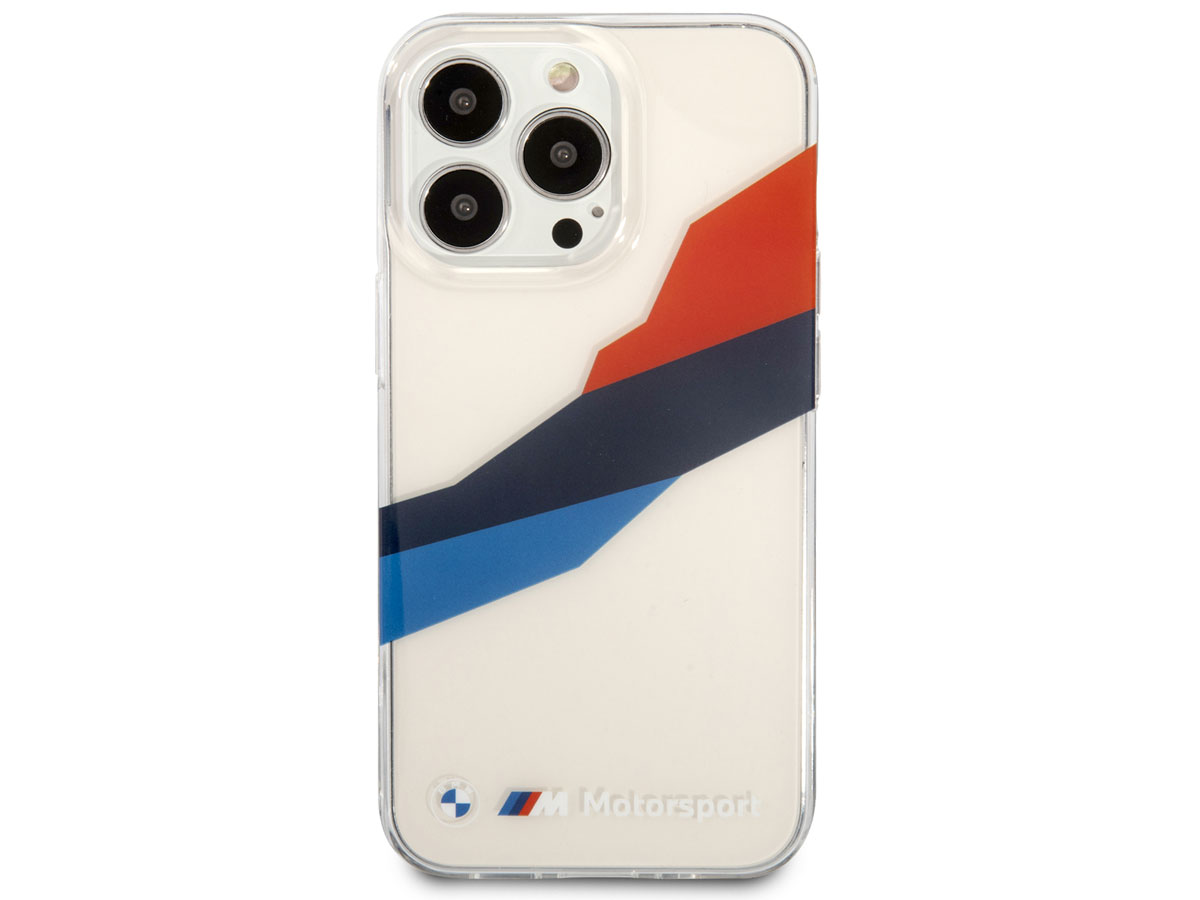 BMW M Motorsport Tricolor TPU Case - iPhone 13 Pro hoesje