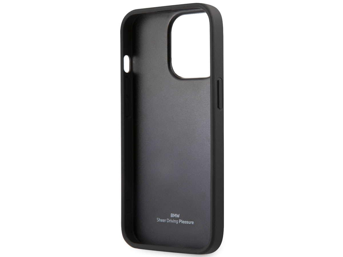 BMW Signature Leather Case - iPhone 13 Pro hoesje