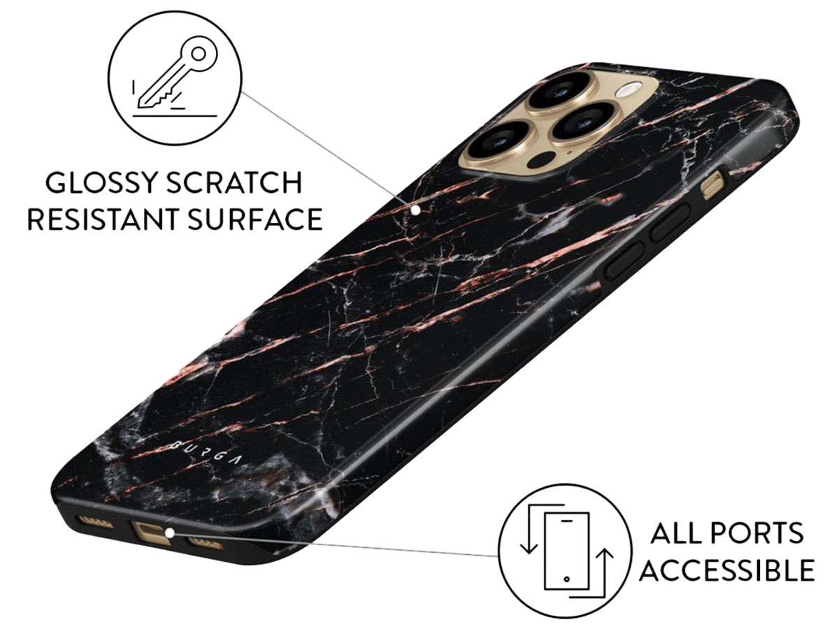 Burga Tough Case Rose Gold Marble - iPhone 13 Pro Hoesje