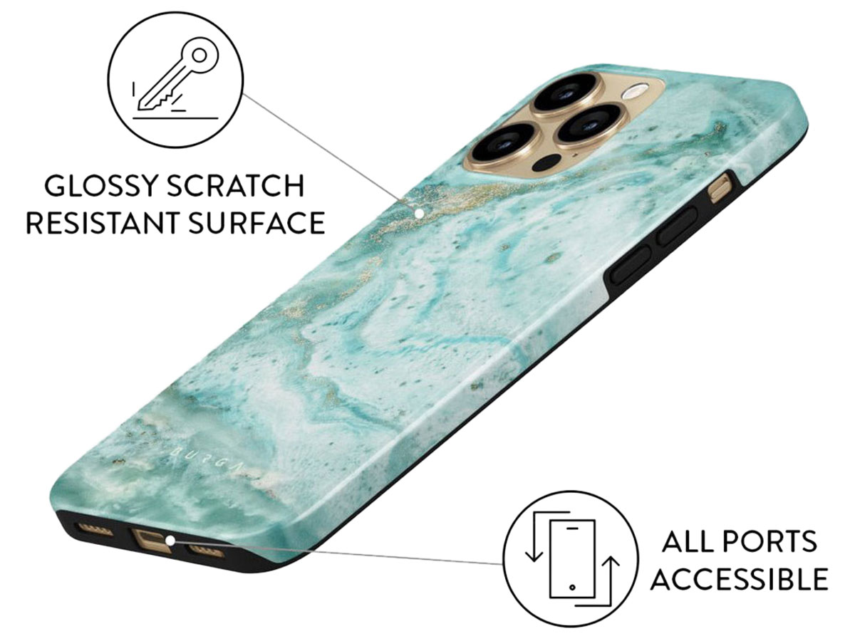 Burga Tough Case Uluwatu Waves - iPhone 13 Pro Hoesje