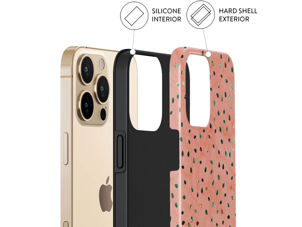 Burga Tough Case Watermelon Shake - iPhone 13 Pro Hoesje