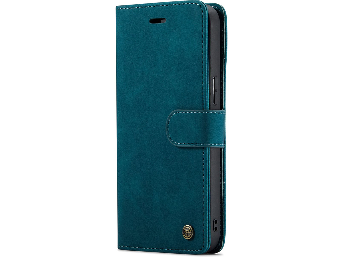 CaseMania 2in1 Magnetic Bookcase Groen - iPhone 13 Pro Hoesje