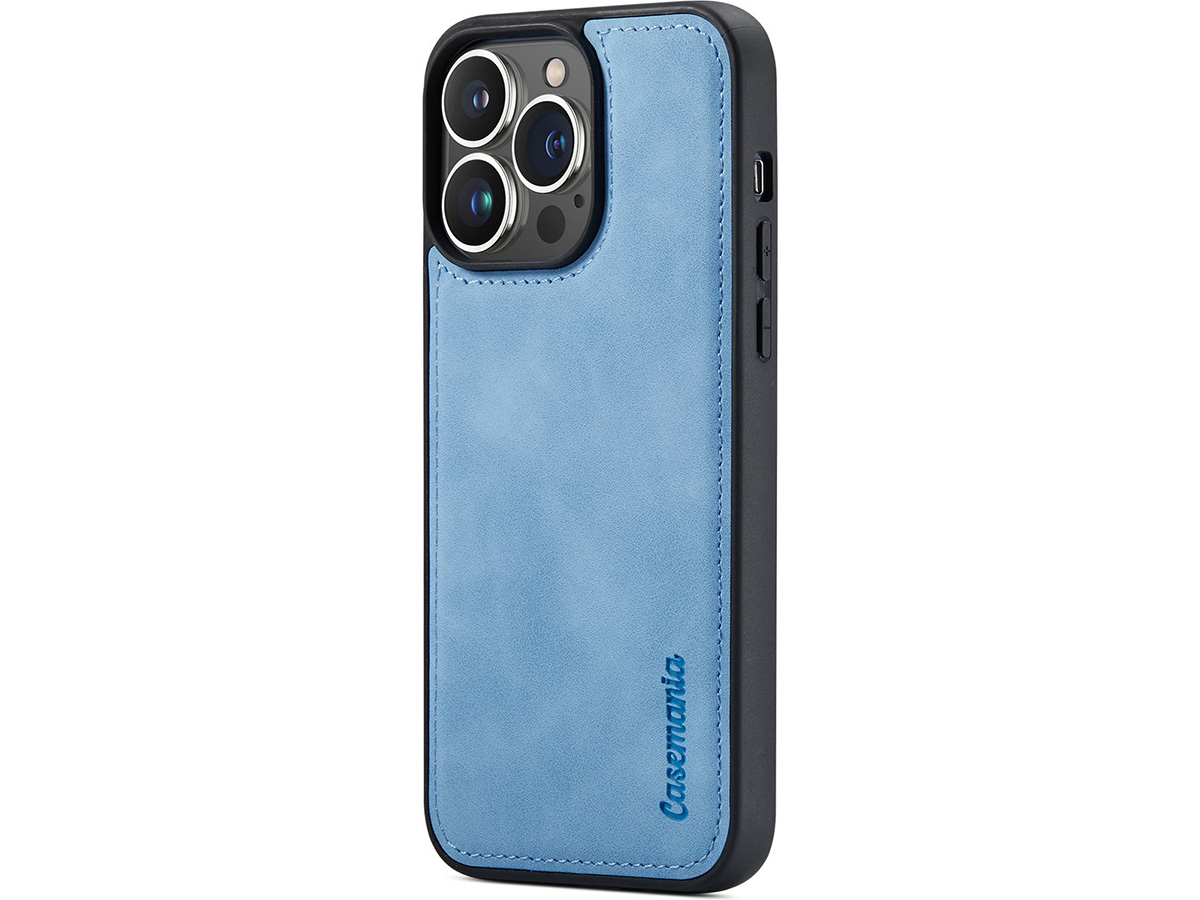CaseMe 2in1 Magnetic Bookcase Lichtblauw - iPhone 13 Pro Hoesje