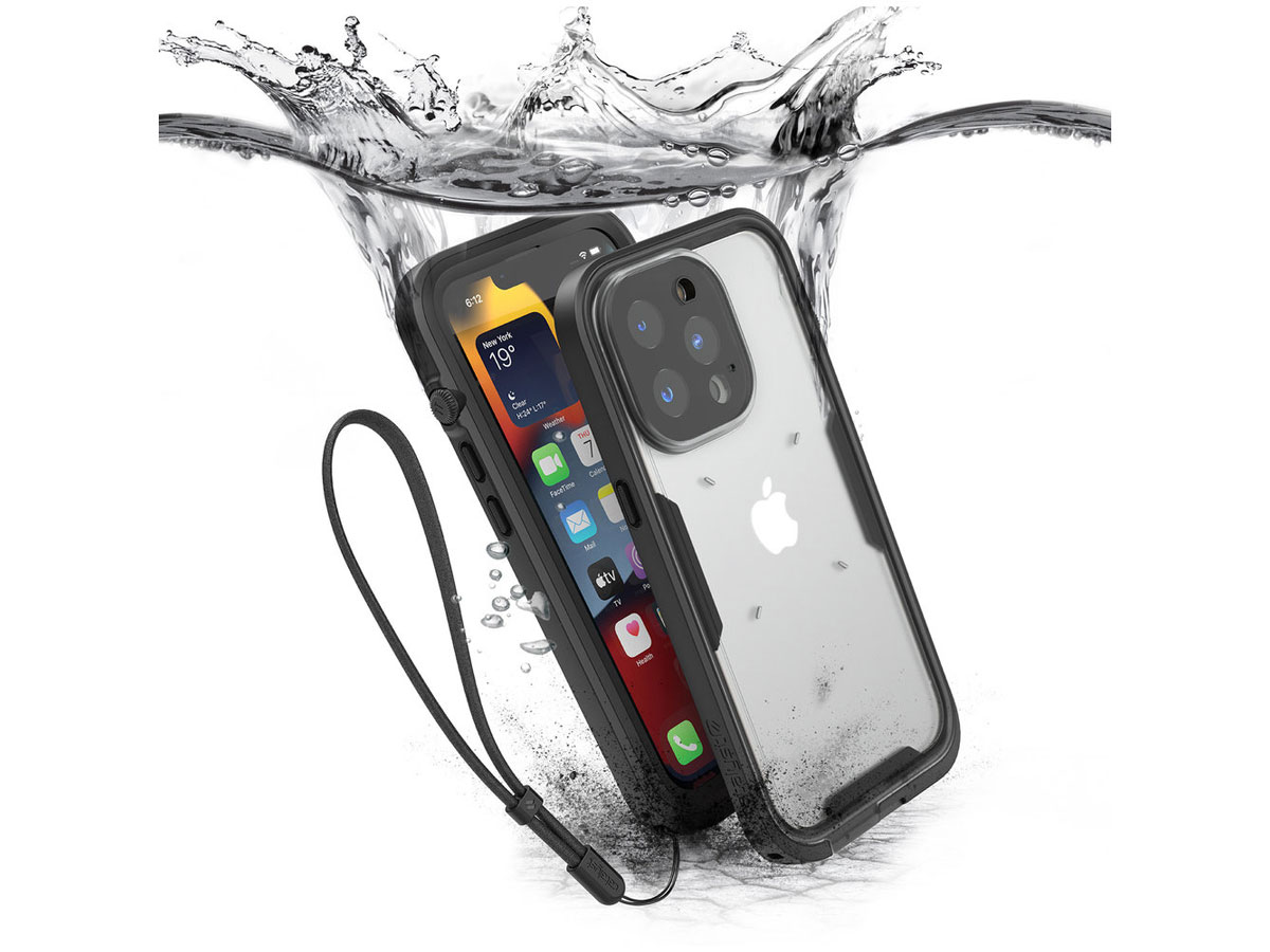 Catalyst Waterproof Case - Waterdicht iPhone 13 Pro hoesje Zwart