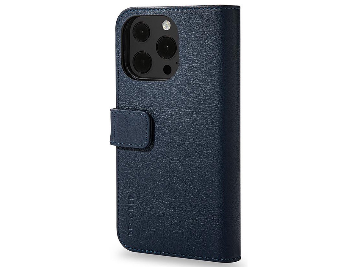 Decoded Detachable Wallet Case Blauw - iPhone 13 Pro hoesje