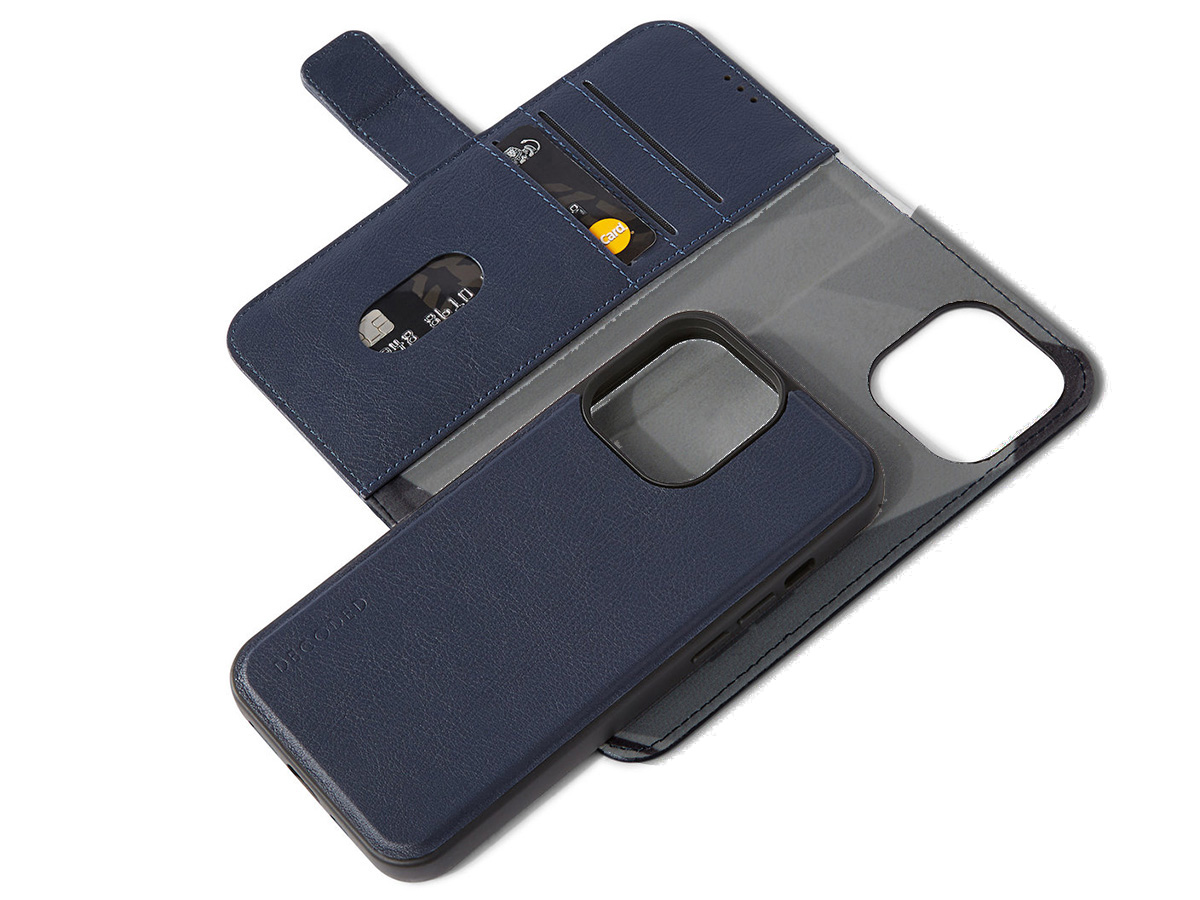 Decoded Detachable Wallet Case Blauw - iPhone 13 Pro hoesje