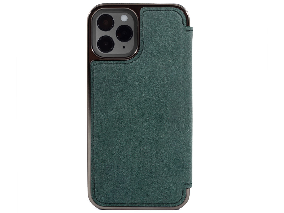 Greenwich Blake Alcantara Folio Sage - iPhone 13 Pro Hoesje