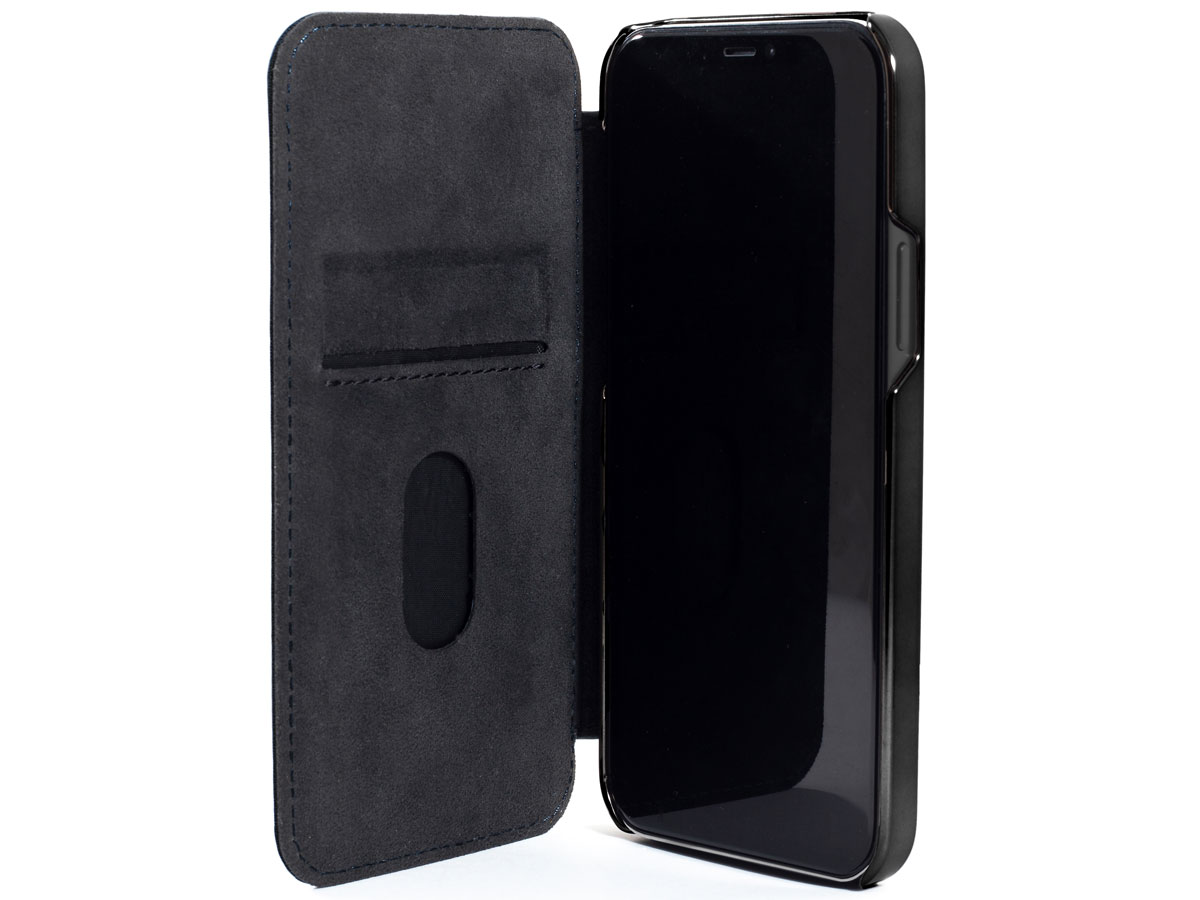 Greenwich Blake MagSafe Leather Folio Black - iPhone 13 Pro Hoesje