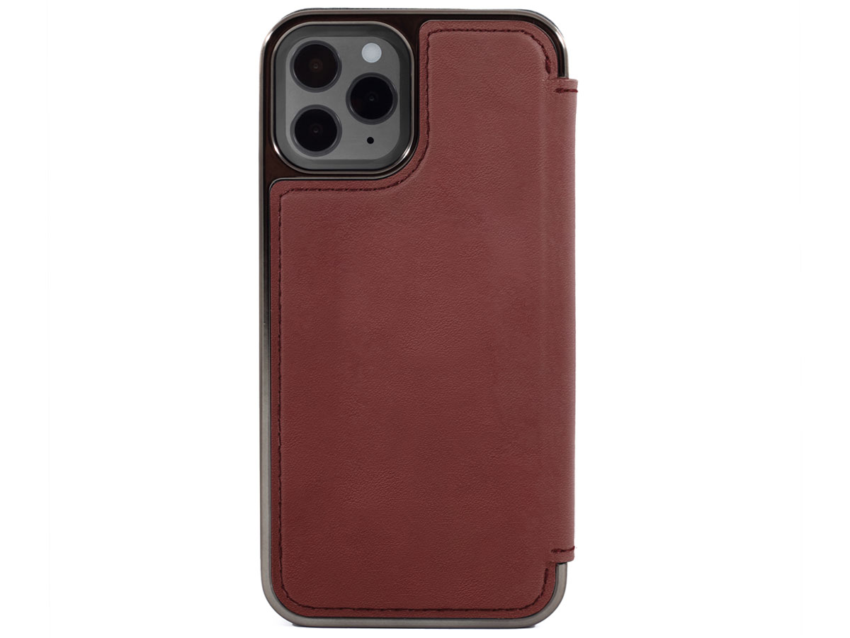 Greenwich Blake Leather Folio Fireglow - iPhone 13 Pro Hoesje