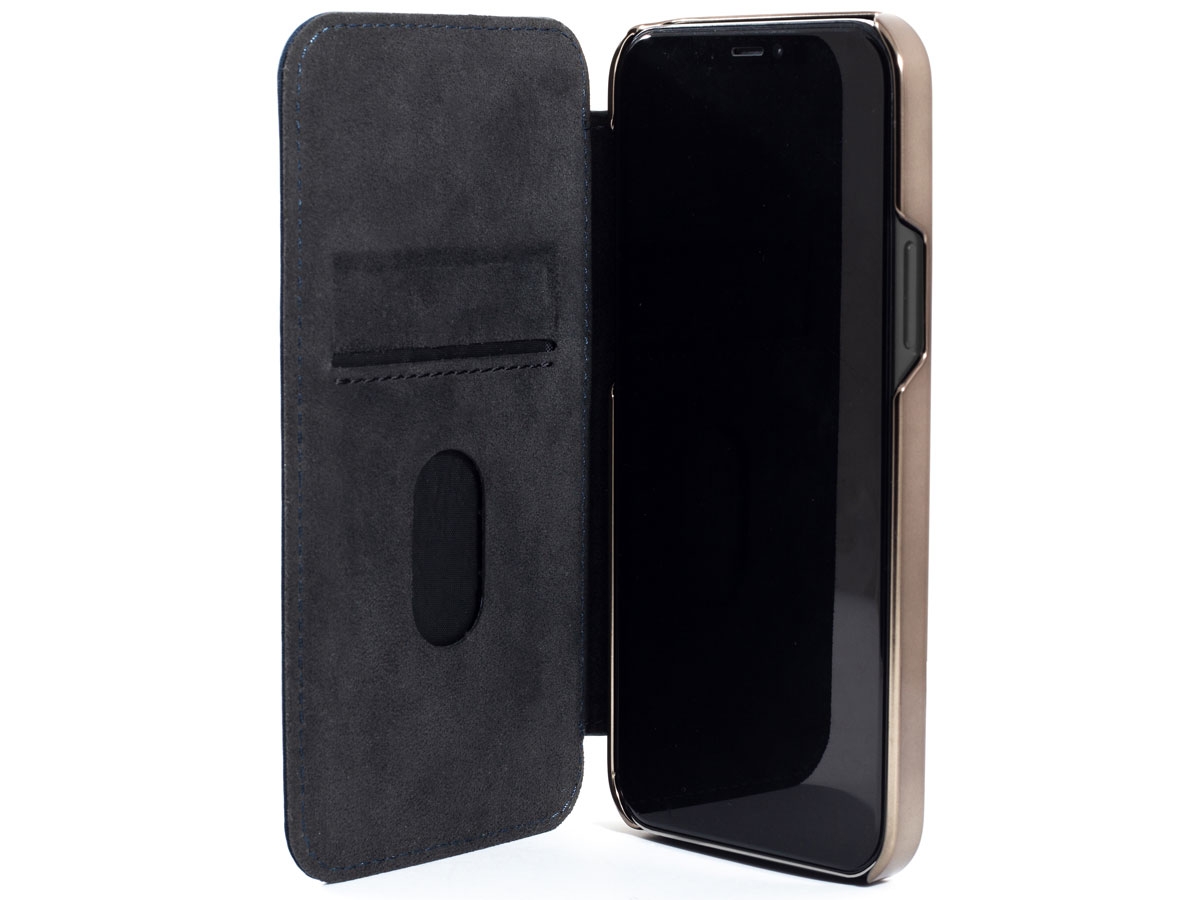 Greenwich Blake Leather Folio Portofino - iPhone 13 Pro Hoesje