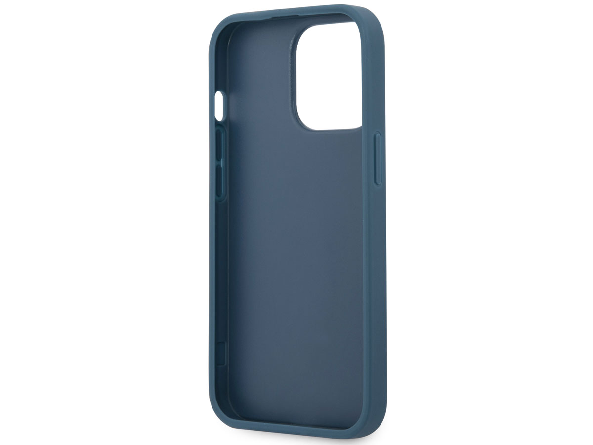 Guess Big 4G Monogram Case Blauw - iPhone 13 Pro hoesje